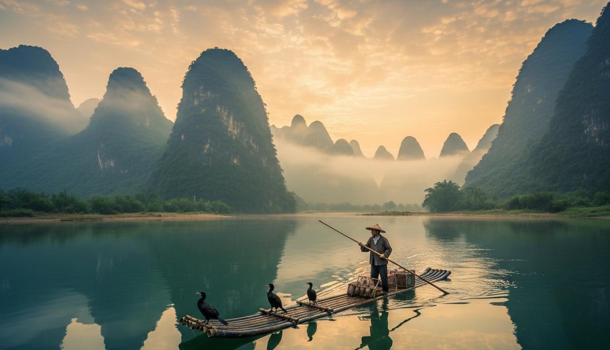 Li River Guilin karst landscape